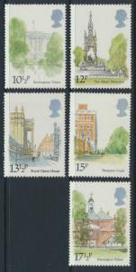 GB SG 1120 - 1124  SC# 910-914 Mint Never Hinged London Landmarks