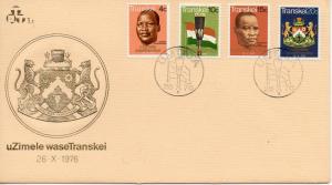 Transkei  Scott  1-4  FDC