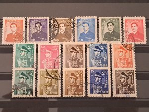 Iran / Persia 950-965 complete set used 1951-2