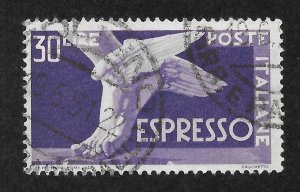 Italy Scott E23 Used LH - 1946 30l Winged Foot Special Delivery - SCV $3.25