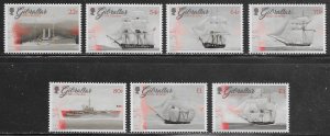 Gibraltar Scott #'s 1604 - 1610 MNH