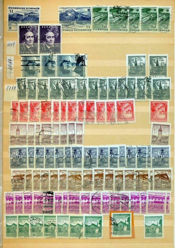 AUSTRIA Large Mid Period MNH MH Used Collection(Appx 450 Items) (Top 480)