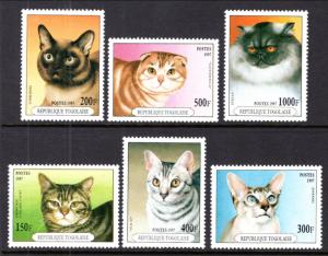 Togo 1757-1762 Cats MNH VF