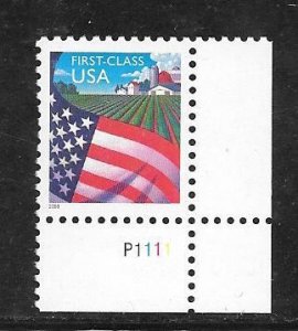 #3448 MNH Plate # Single