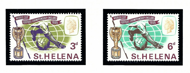 St Helena 188-89 MNH 1966 World Cup Soccer