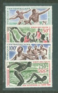 Central African Republic #C20-C23  Single (Complete Set) (Olympics)