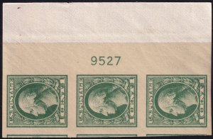 #531 Mint NH, XF, Plate number strip of 3 (CV $67.50+) (CV $21 - ID29562) - J...