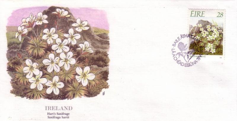 Ireland FDC SC# 721 Harts Saxifrage  L202