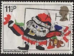 Great Britain 960 (used) 11p Christmas: child’s Santa (1981)