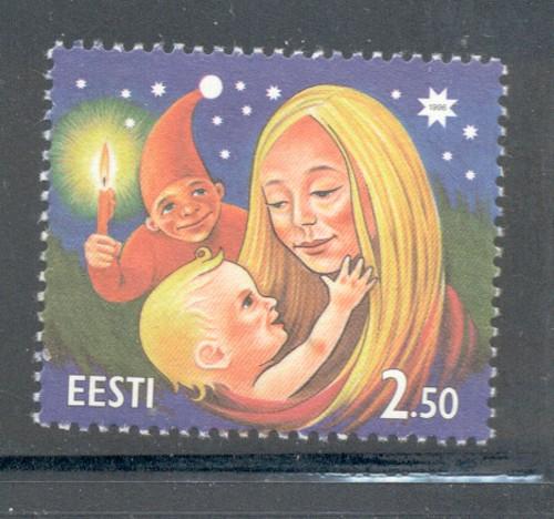 Estonia Sc 313 1996 Christmas stamp  mint NH