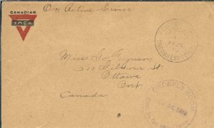 1919, Canadian Military in Siberia to Ottawa, Ontario, See Remark (M5098)