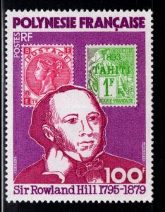 FRENCH POLYNESIA Scott 322 Sir Rowland Hill MNH** Stamp on Stamp stamp.