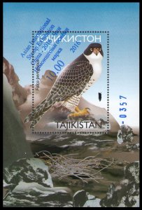 2016 Tajikistan 749/B76 Birds of Prey.Overprint - Stamp Exhibition China - 2016.