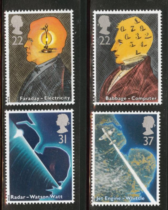 Great Britain Scott 1360-3  MNH** 1991 technology set