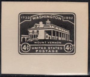 U.S. Scott #U527 Embossed Paper - Mint NH Cut Square