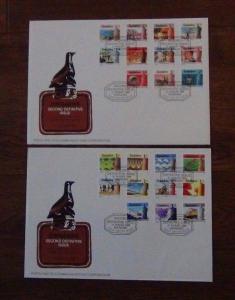 Zimbabwe 1985 National Infrastructure set on two First Day Covers Used