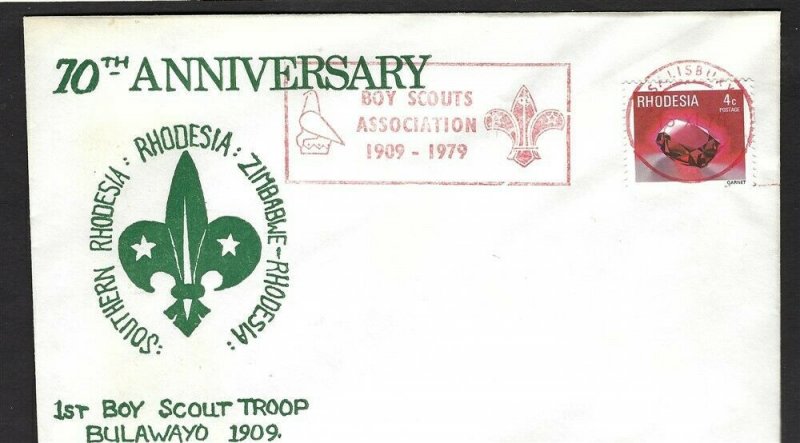 1979 Rhodesia Scout 70th anniversary 1st Troop meter