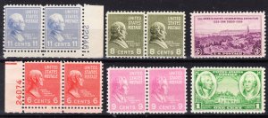 MOstamps - US Assortment of Mint OG NH (10 stamps) - Lot # DS-1418