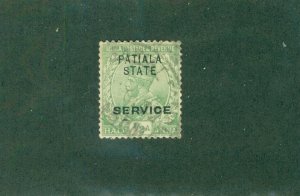 PATIALA INDIAN STATE O30 USED BIN $0.50