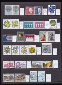 Iceland 1958-200 Fresh MNH collection Cat.$1,008 (Offer)