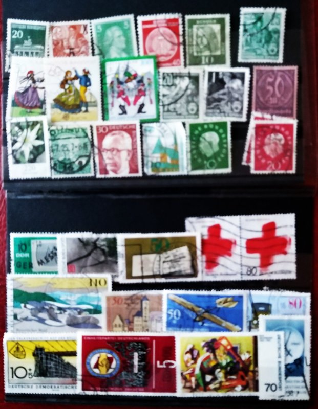 germany  stamps 4 pages