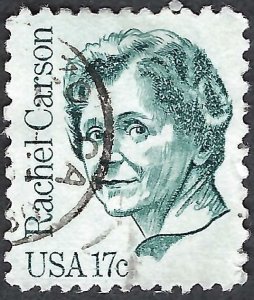 United States #1857 17¢ Rachel Carson (1981). Used.