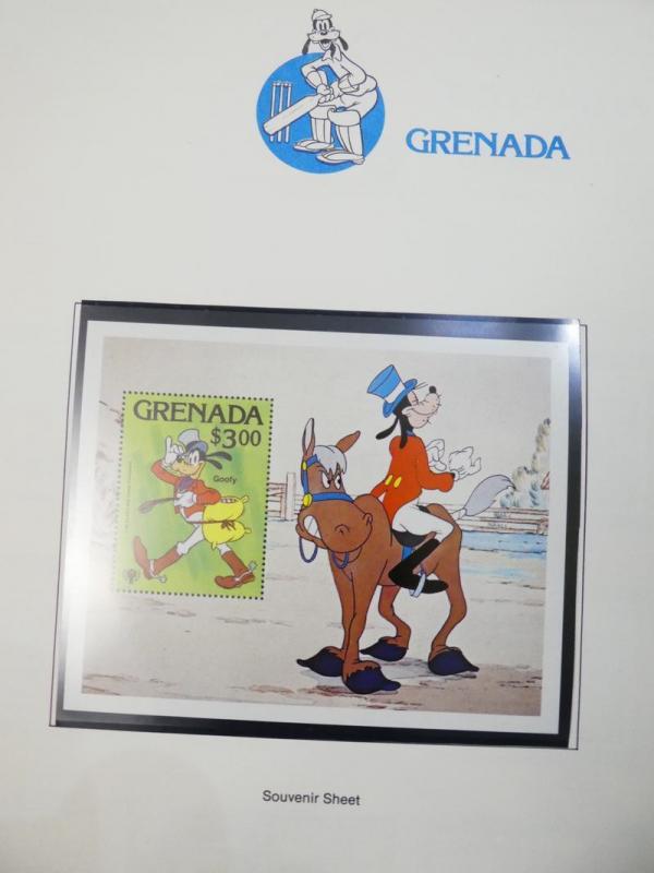 EDW1949SELL : GRENADA Beautiful collection of VF MNH Disney sets, S/s & Shtlts