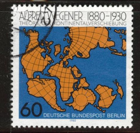 Germany Berlin Occupation Scott 9N451 Used world map stamp