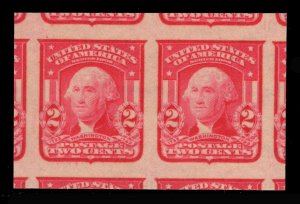 MOMEN US STAMPS #320 PAIR MINT OG NH PF GRADED CERT GEM-100J LOT #86647