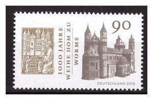 GERMANY 2018 1000 years Weihe Dom 1v  MNH