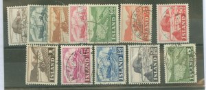 Iceland #257-268  Single (Complete Set)