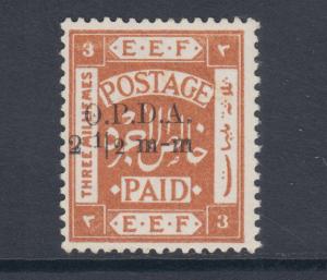 Palestine Bft 197 MNG. 1919 2½m on 3m for Fiscal Use under British Admin