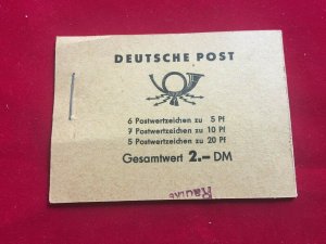 Germany. 1957.  2dm booklets. Fine and complete!