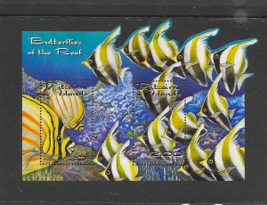 FISH - PITCAIRN ISLANDS #546a S/S MNH