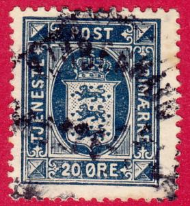 Denmark - 1920 - Scott #O24 - used - State Seal