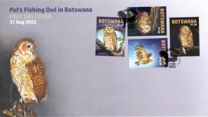 Botswana - 2022 Pel's Fishing Owl FDC