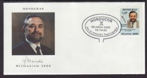 Honduras Millennium 2000 U/A FDC BIN