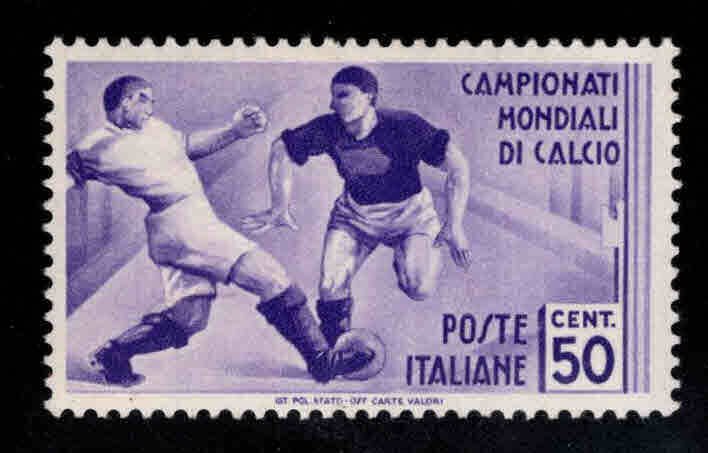 Italy Scott 326 MH* Stamp from  1934 2nd world soccer championship set