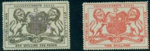 STELLALAND 1s6p Revenues w/overprint, og, LH, VF, 20s no gum, VF