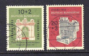 GERMANY B332-B333 1953 CDS VF SOUND SET $45 SCV