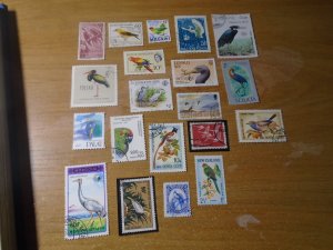 Birds  #  8  used / MNH