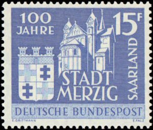 Saar #285, Complete Set, 1957, Never Hinged