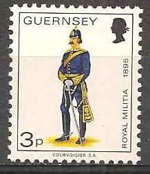 Guernsey #100 Mint Never Hinged F-VF (B427)  