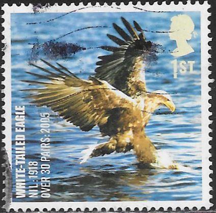Great Britain 2498 Used - ‭Endangered Birds - ‭White-Tailed Eagle