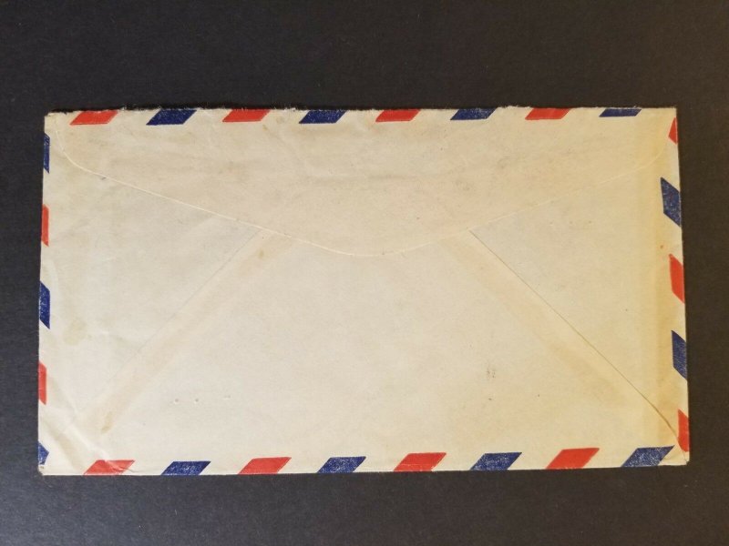 1946 Guadeloupe Detroit Michigan Chrysler Automobile Advertising Airmail Cover