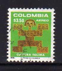 Colombia C661 Set U Gold Pendant, Tolima