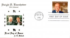 #2513 Dwight D. Eisenhower Doback FDC