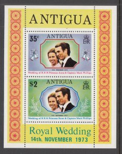 Antigua 322a Royal Wedding Souvenir Sheet MNH VF