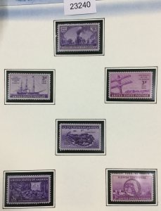 US STAMPS COLLECTIONS  UNUSED LOT #23240