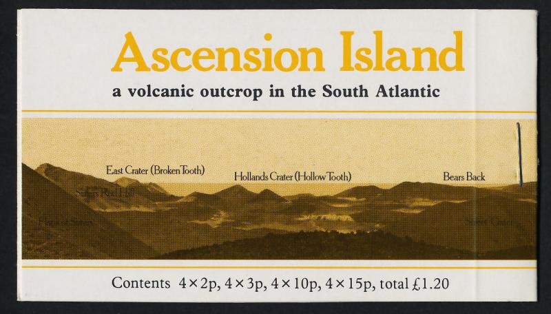 Ascension Island 252a Booklet SB3a MNH Flowers